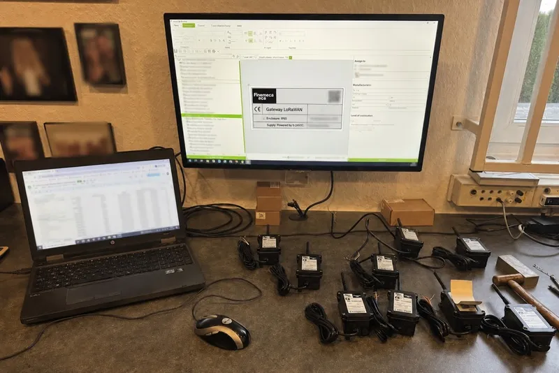 Préparation des devices LoRaWAN à l'atelier Finemeca — Walcourt