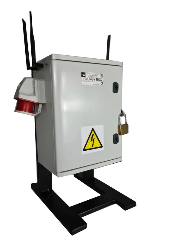 Energy‑Box Finemeca - coffret de monitoring portable avec antennes LoRaWAN