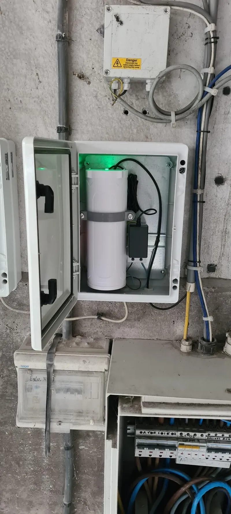 Gateway LoRaWAN dans coffret électrique Jerouville